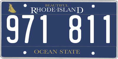 RI license plate 971811