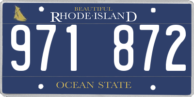 RI license plate 971872