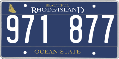 RI license plate 971877