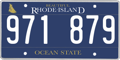 RI license plate 971879