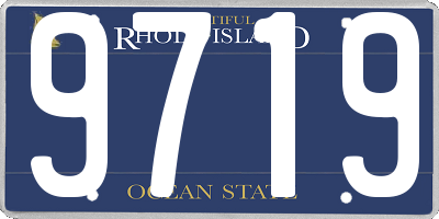 RI license plate 9719
