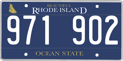 RI license plate 971902