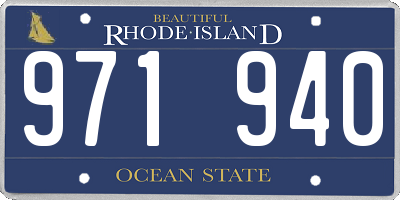 RI license plate 971940