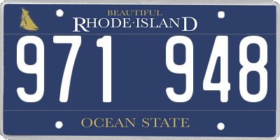 RI license plate 971948