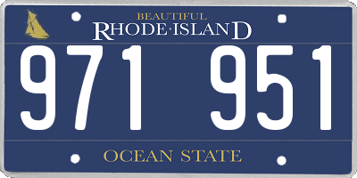 RI license plate 971951