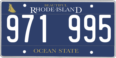 RI license plate 971995