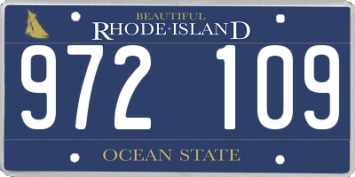 RI license plate 972109