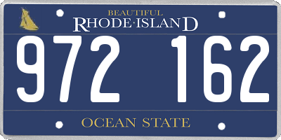 RI license plate 972162