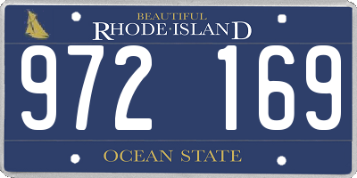 RI license plate 972169