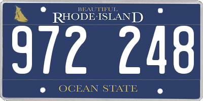 RI license plate 972248