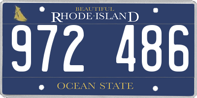 RI license plate 972486