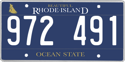 RI license plate 972491