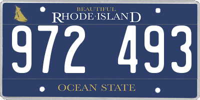 RI license plate 972493