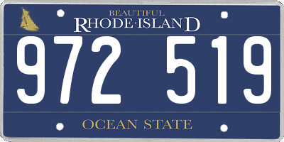 RI license plate 972519