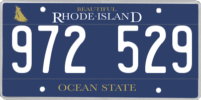 RI license plate 972529