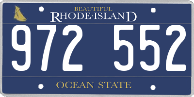 RI license plate 972552