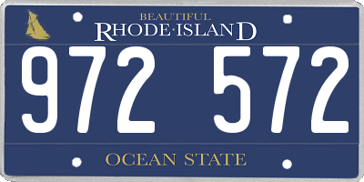 RI license plate 972572