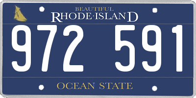 RI license plate 972591