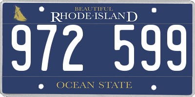 RI license plate 972599