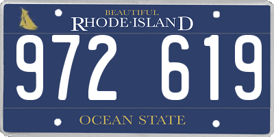 RI license plate 972619