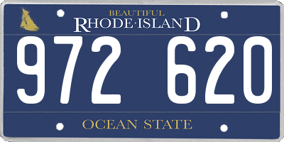 RI license plate 972620