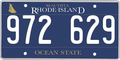 RI license plate 972629