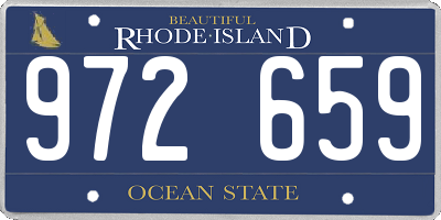 RI license plate 972659