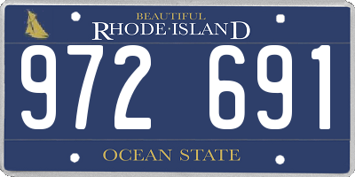 RI license plate 972691