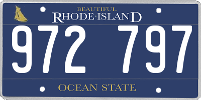 RI license plate 972797