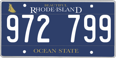 RI license plate 972799