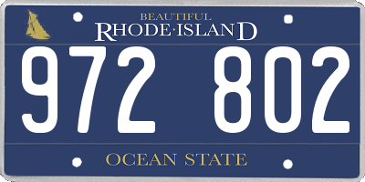 RI license plate 972802