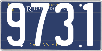 RI license plate 9731