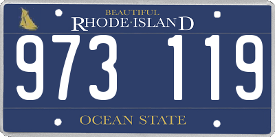RI license plate 973119