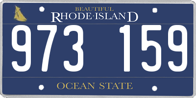 RI license plate 973159