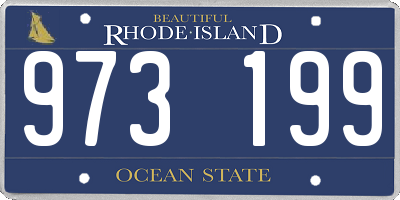 RI license plate 973199