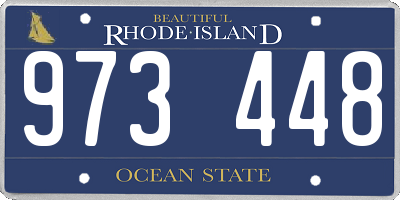 RI license plate 973448