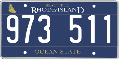 RI license plate 973511