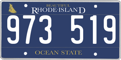 RI license plate 973519