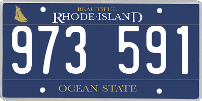 RI license plate 973591