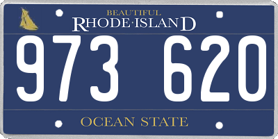 RI license plate 973620