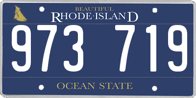 RI license plate 973719