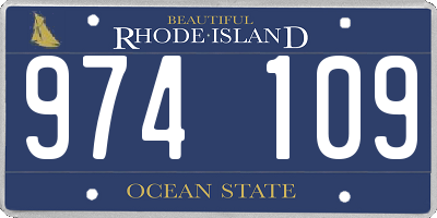 RI license plate 974109
