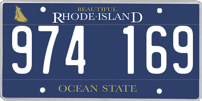 RI license plate 974169