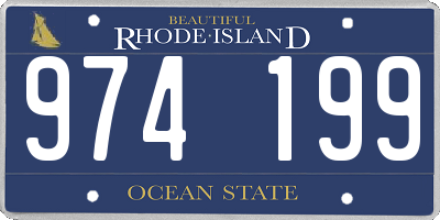 RI license plate 974199