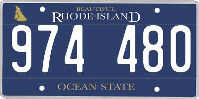 RI license plate 974480