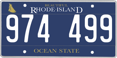 RI license plate 974499