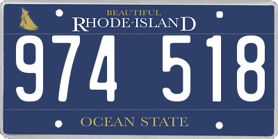 RI license plate 974518