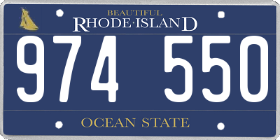 RI license plate 974550