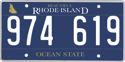 RI license plate 974619