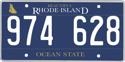 RI license plate 974628